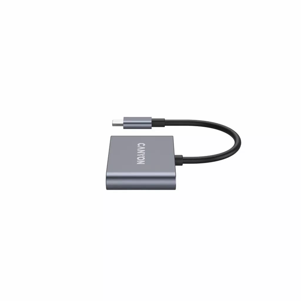 Canyon CNS-TDS3 3 Ports USB-C HUB Dark Grey