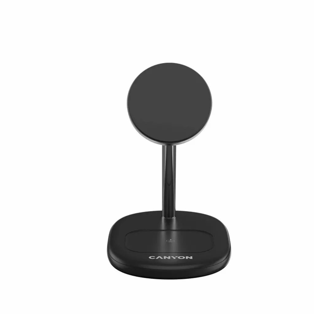 Canyon WCS-205 2-in-1 Wireless Charging Stand On Power 205 Black
