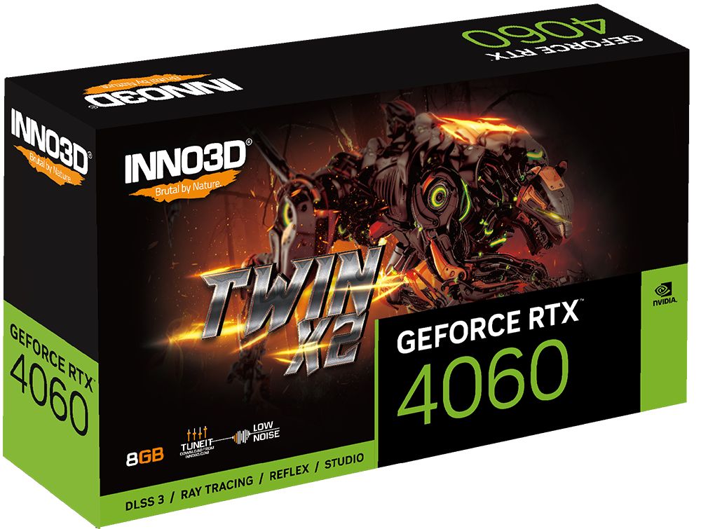 Inno3D GeForce RTX4060 8GB DDR6 Twin X2 V2
