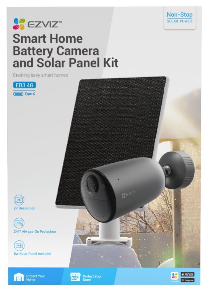 Ezviz EB3 4G Smart Home Battery Camera Kit