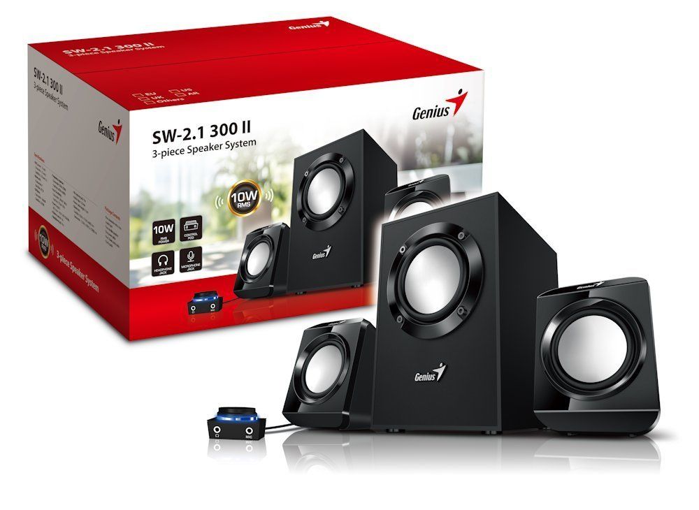 Genius SW-2.1 300 II hangszóró Black