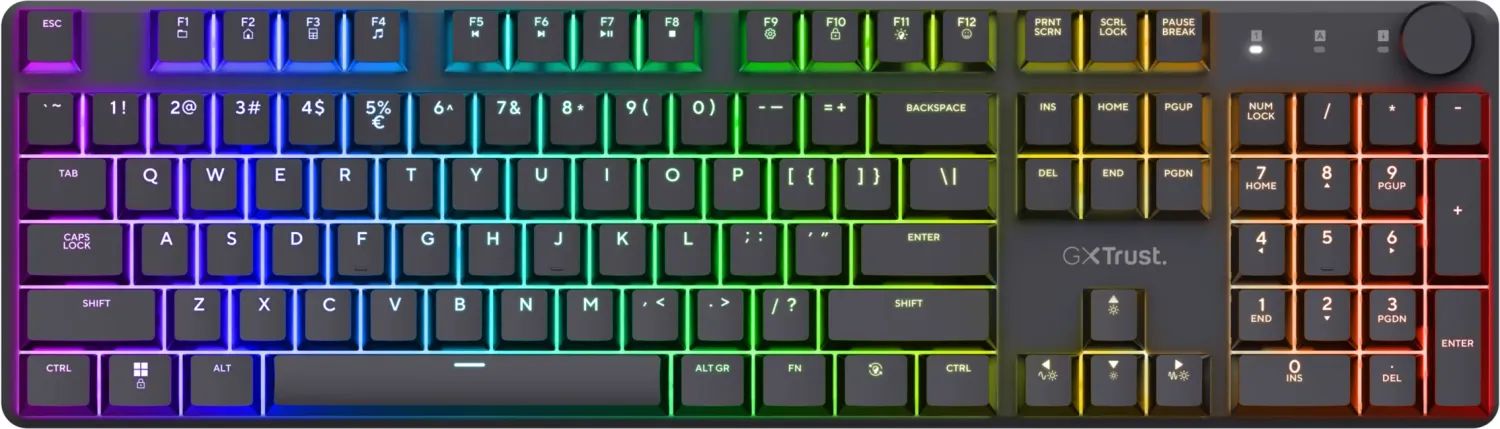Trust Torix Wireless Mechanical Gaming Keyboard Black US