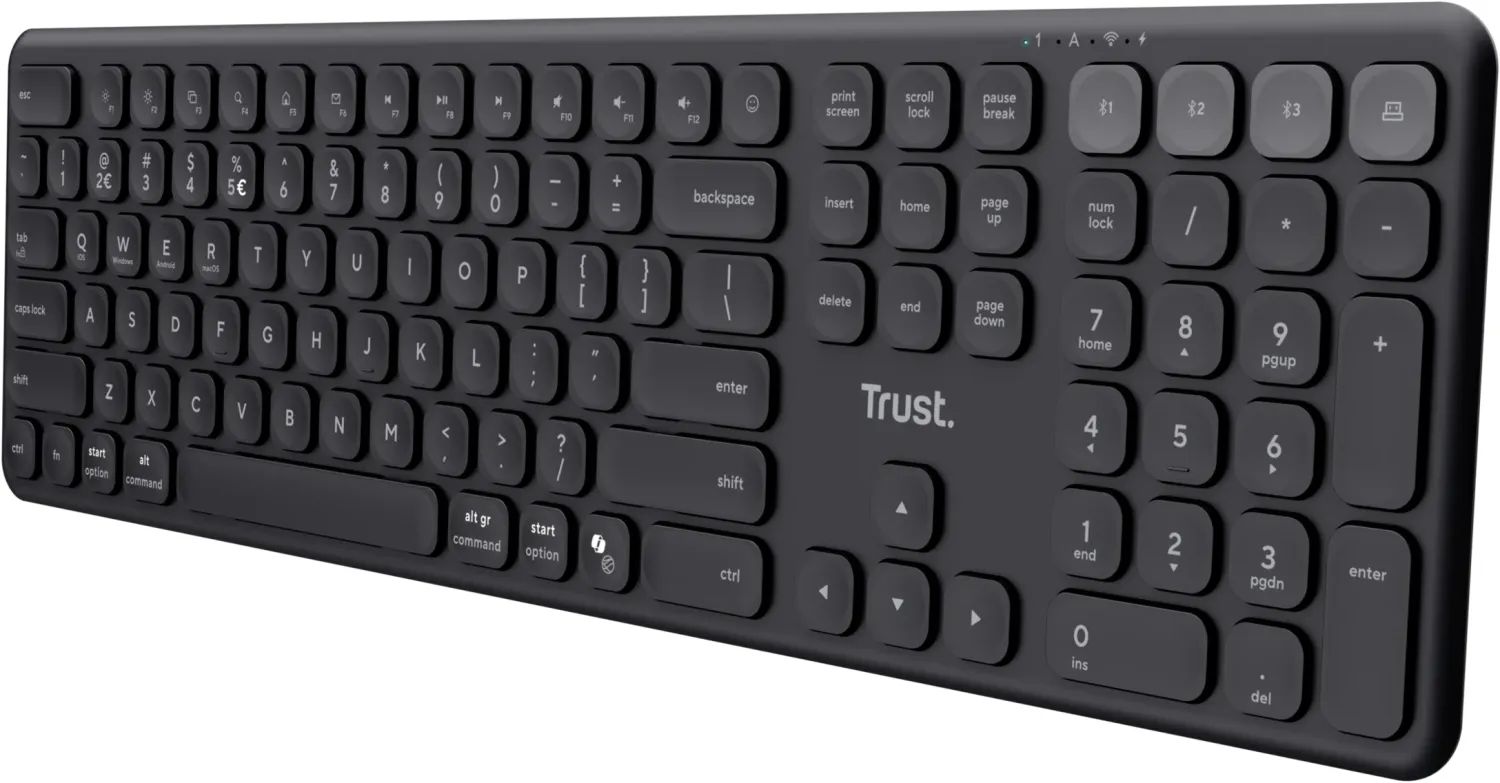 Trust Vaiya Wireless Keyboard Black US