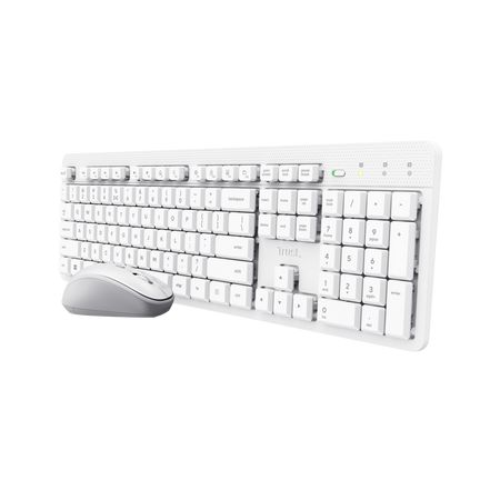 Trust Ody II Wireless Keyboard Combo White US