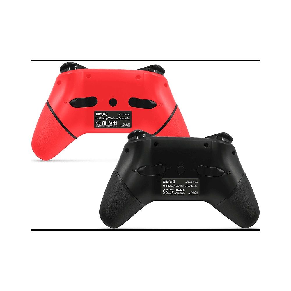 ARMOR3 NuChamp Nintendo Switch Gamepad Black/Red (2pack)