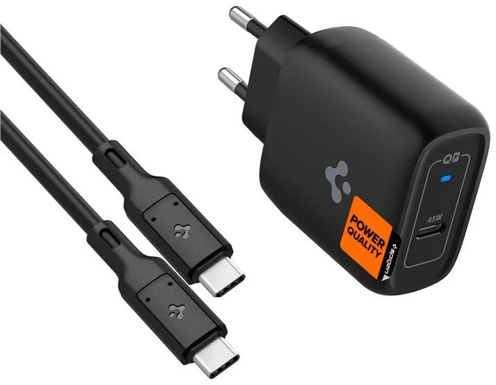 Spigen ArcStation Pro 45W Wall Charger GaN / 1-Port Black