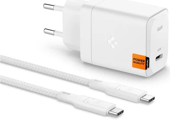 Spigen ArcStation Pro 65W Wall Charger GaN / 1-Port White