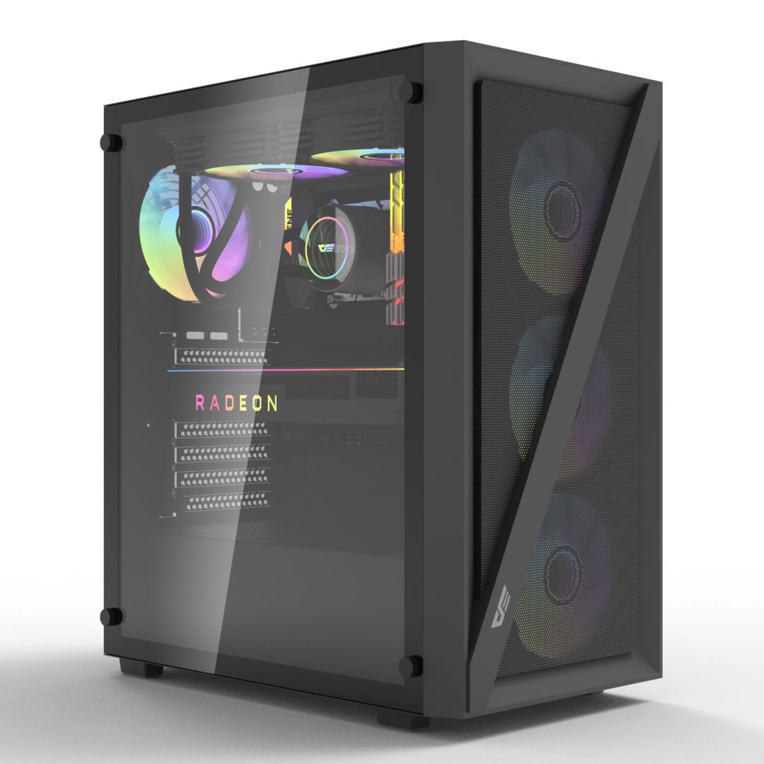 darkFlash DK260 Tempered Glass Black