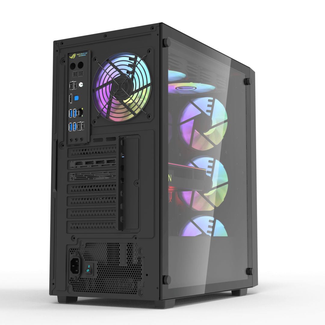 darkFlash DK260 Tempered Glass Black