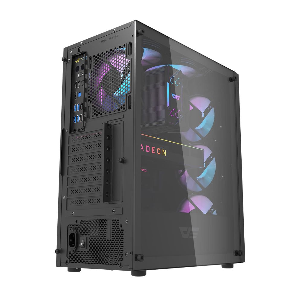 darkFlash DK350 Tempered Glass Black