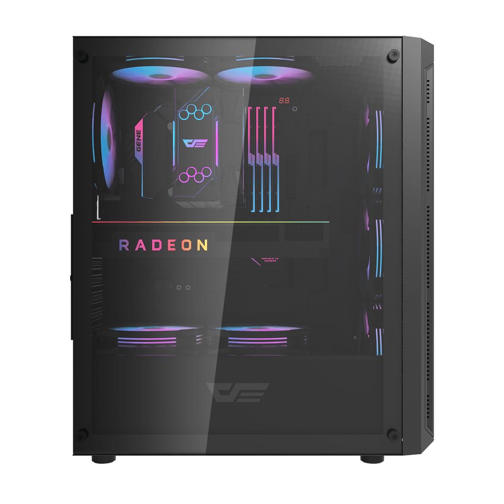 darkFlash DK350 Tempered Glass Black