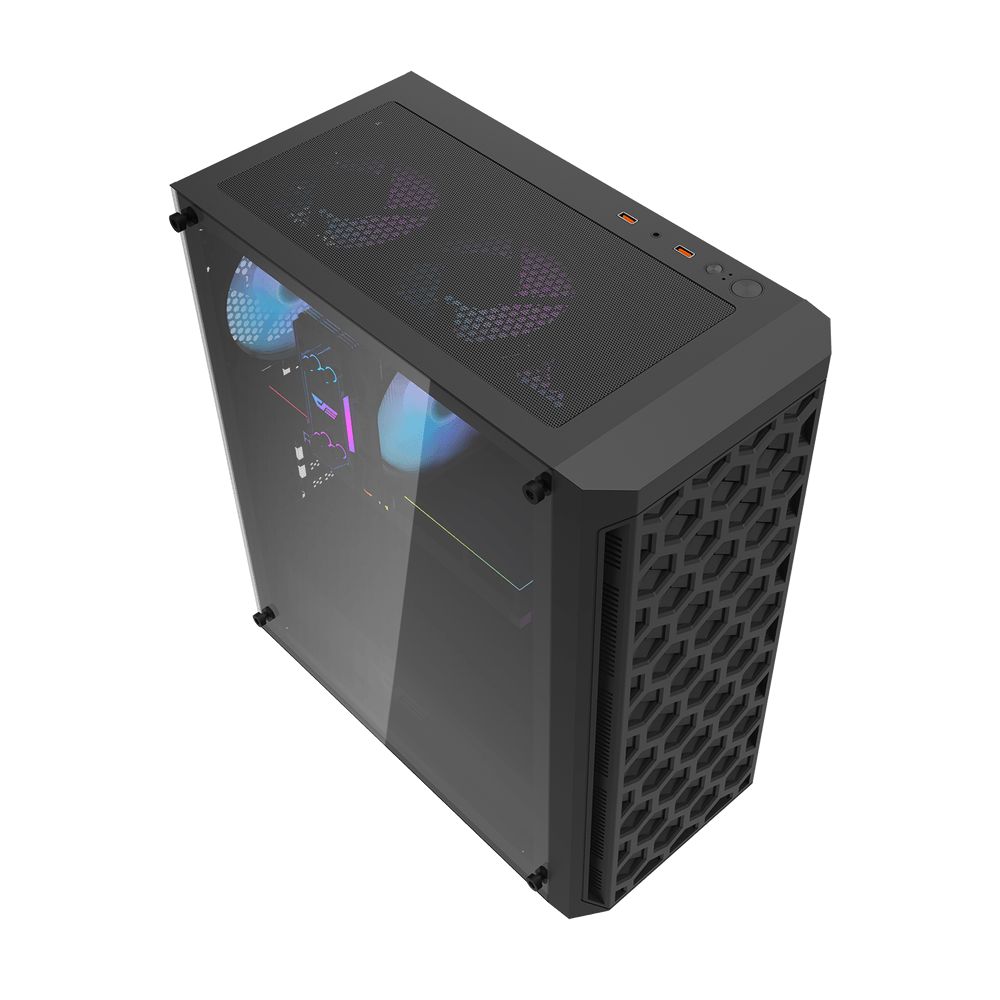 darkFlash DK350 Tempered Glass Black