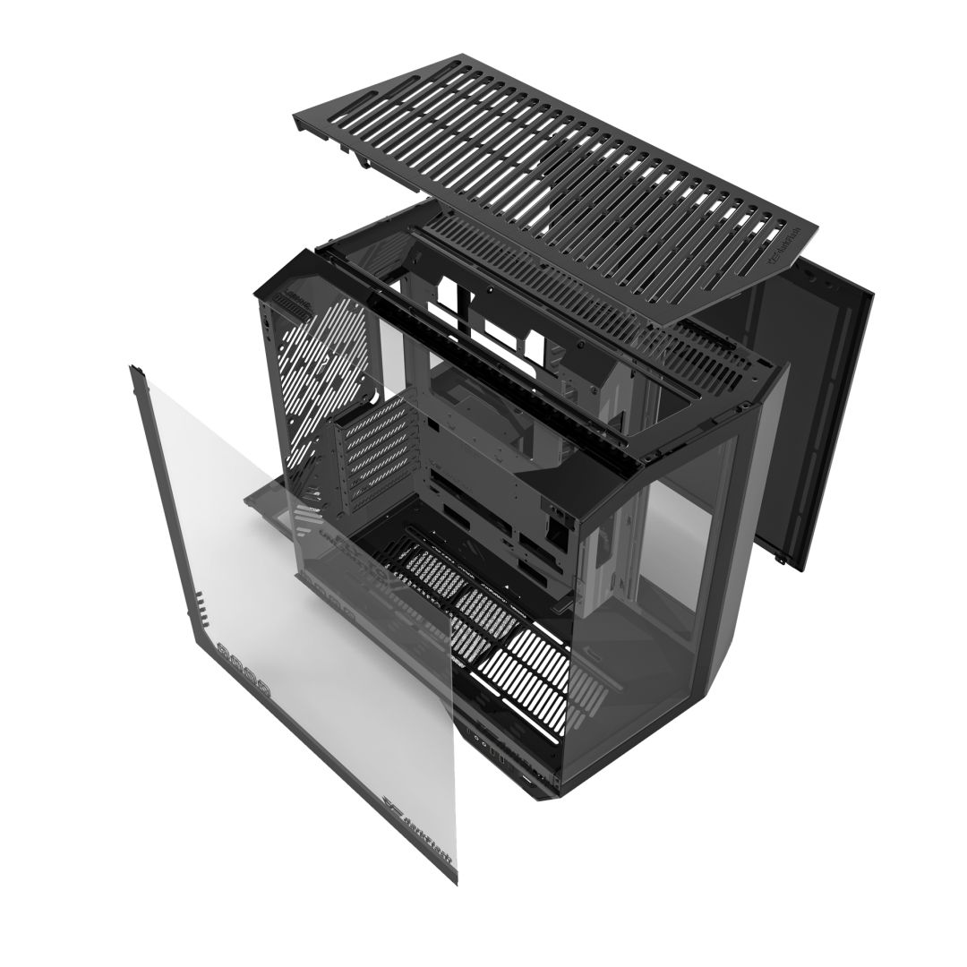 darkFlash DY470 Tempered Glass Black