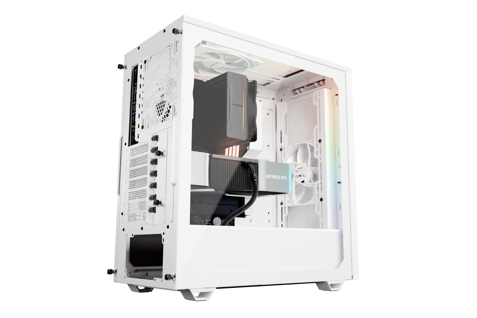 Be quiet! Pure Base 501 DX Tempered Glass White