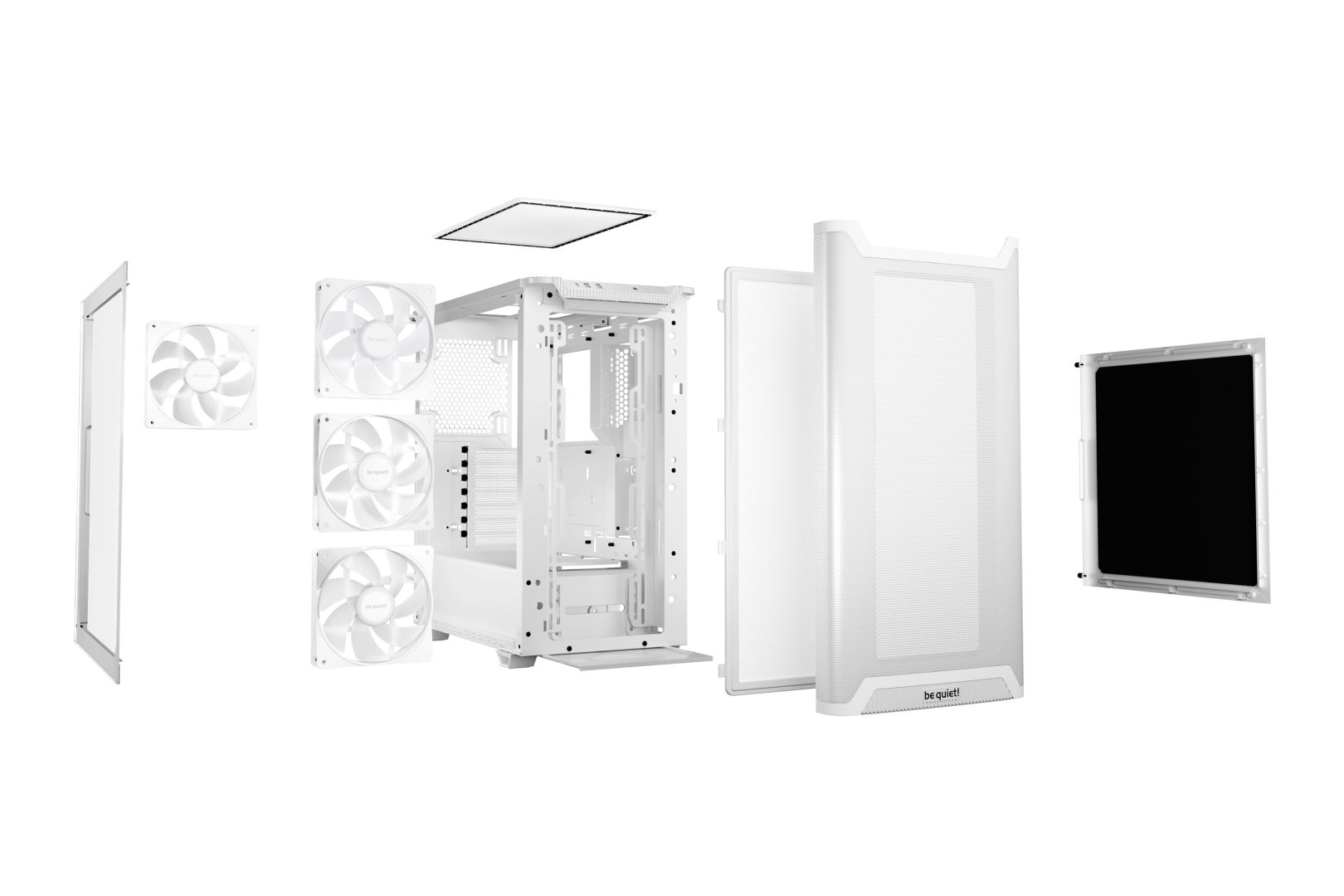 Be quiet! Pure Base 501 LX Tempered Glass White