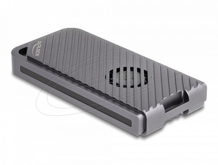 DeLock USB 40 Gbps Enclosure for 1xM.2 NVMe SSD in Gaming Style with LED and Fan