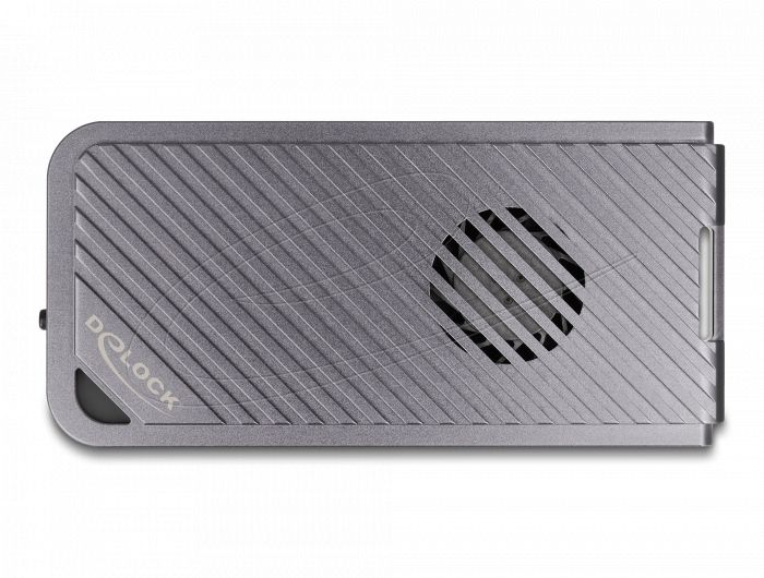 DeLock USB 40 Gbps Enclosure for 1xM.2 NVMe SSD in Gaming Style with LED and Fan