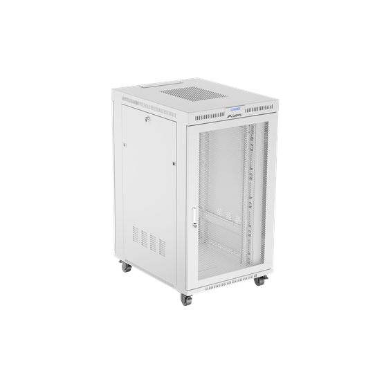 Lanberg 19" 27U Szabadon álló Rackszekrény Grey