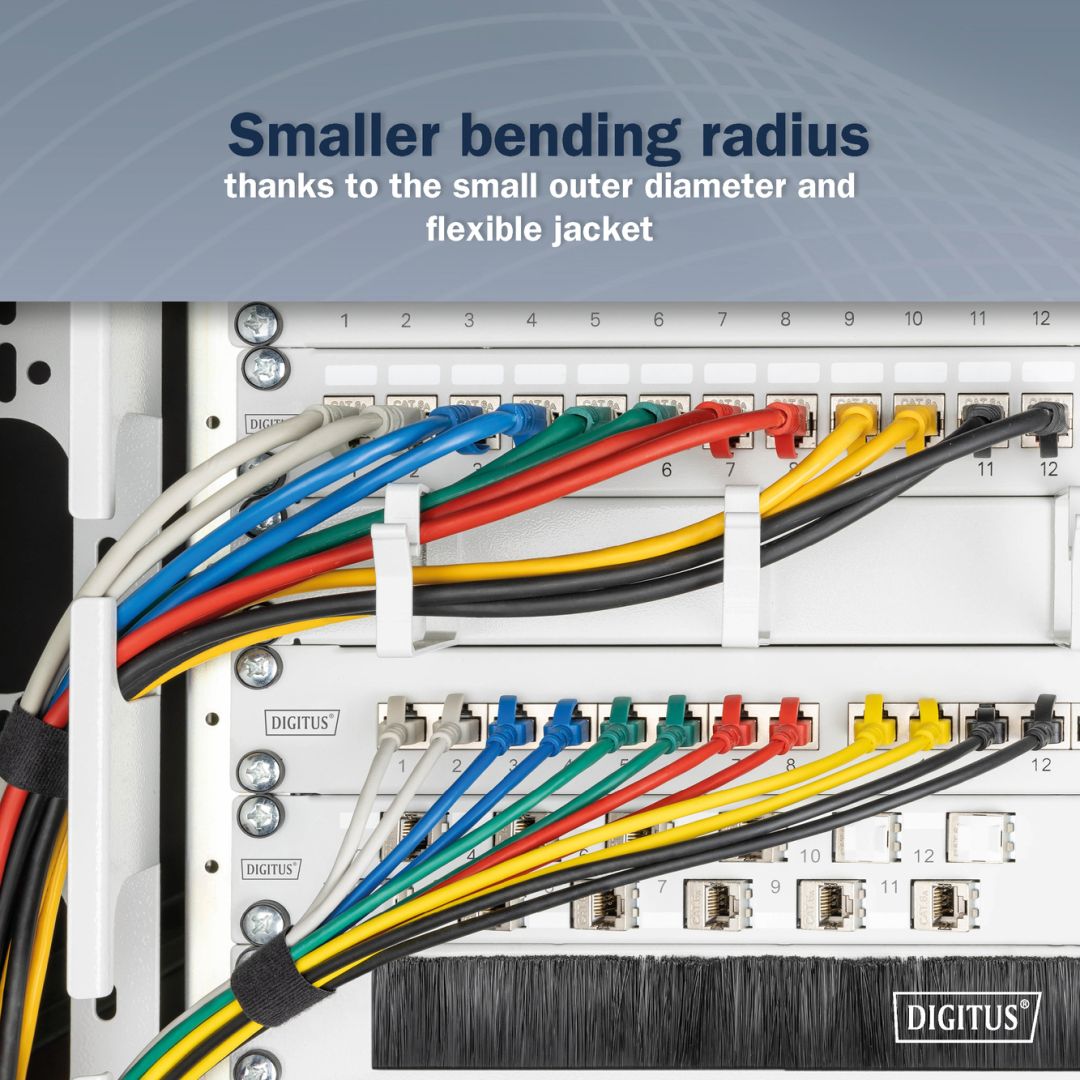 Ubiquiti CAT6A F/FTP Patch Cable 0,5m Blue