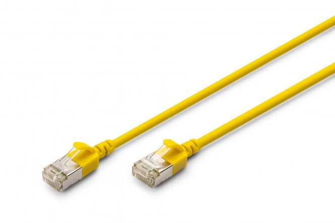 Ubiquiti CAT6A F/FTP Patch Cable 0,5m Yellow
