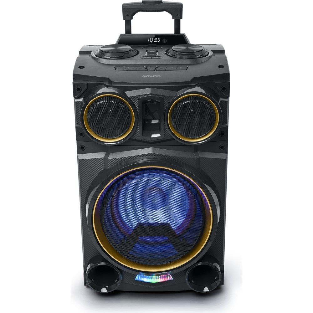 Muse M-1938 DJ Bluetooth Party Box Speaker Black