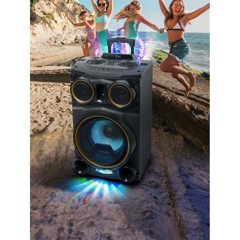 Muse M-1938 DJ Bluetooth Party Box Speaker Black