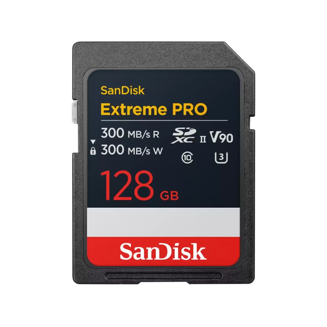 Sandisk 128GB SDXC Extreme Pro Class 10 U3 V90