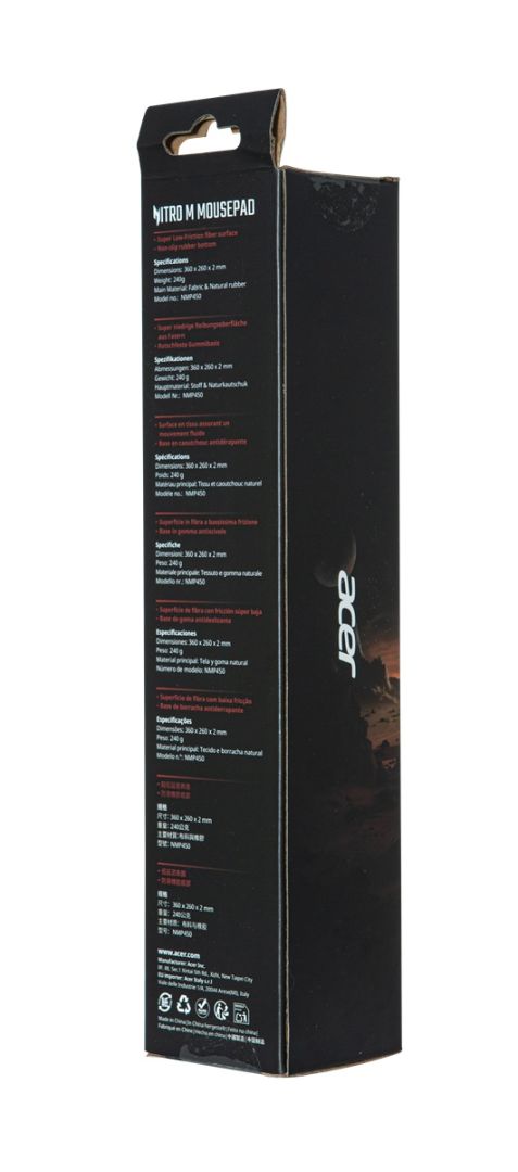 Acer Nitro NMP450 M Gamer Egérpad Black