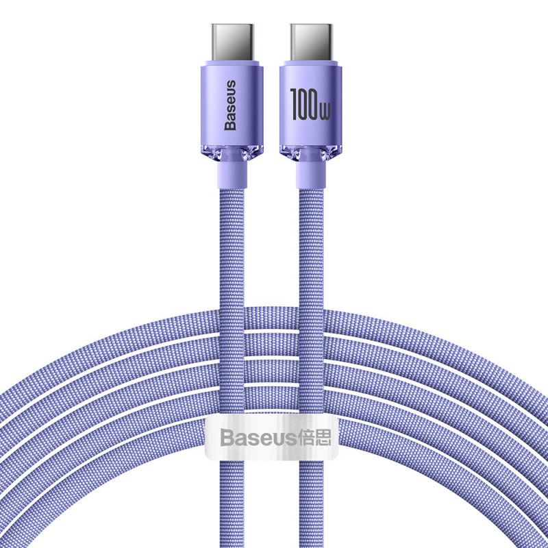Baseus Crystal Shine USB-C - USB-C Cable Ibolya