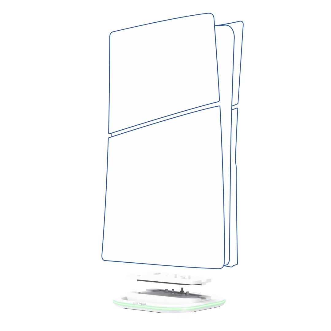 Trust GXT 229 LED Vertical Stand for PS5 White