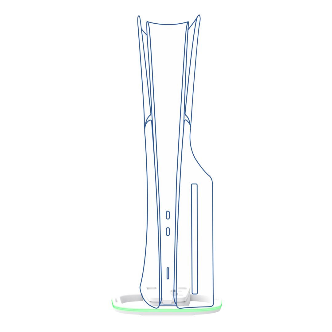 Trust GXT 229 LED Vertical Stand for PS5 White