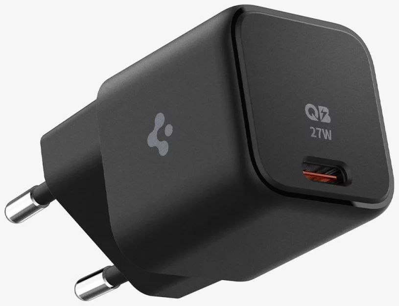 Spigen ArcStation Wall Charger 1-Port/ USB-C PD 27W/PPS 25W Black