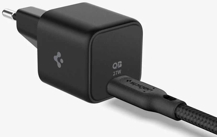 Spigen ArcStation Wall Charger 1-Port/ USB-C PD 27W/PPS 25W Black