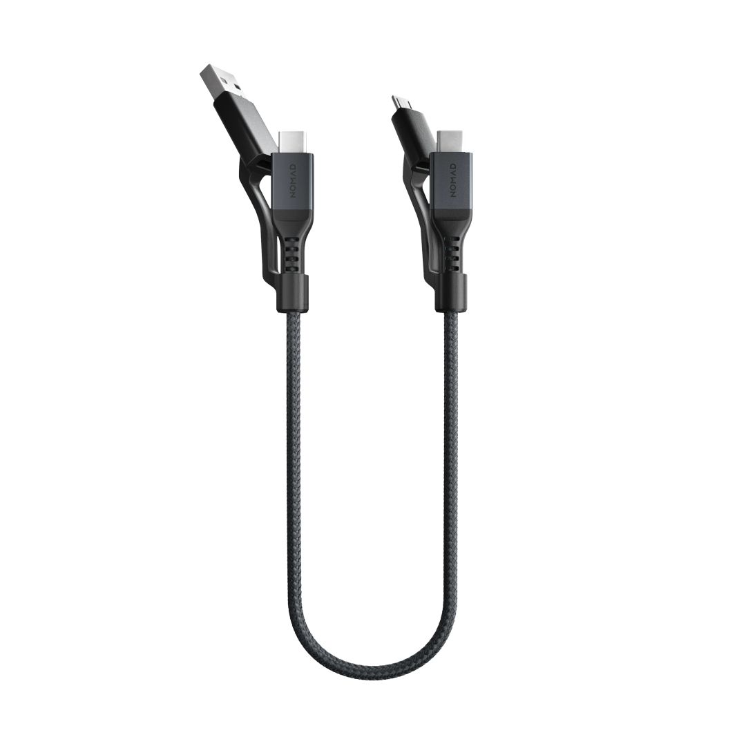 Nomad Universal Kevlar Cable USB-C 0,3m Carbide