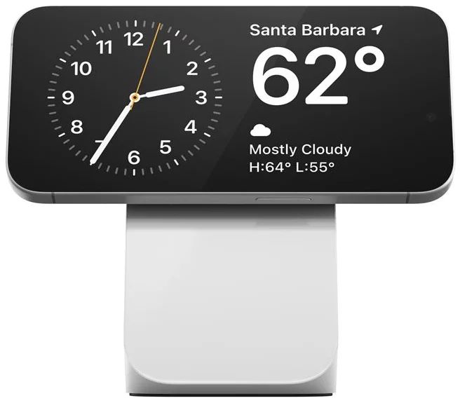 Nomad Stand One 2nd Gen MagSafe Silver