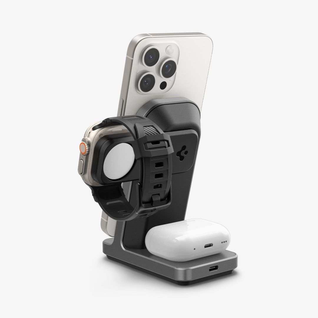 Spigen OneTap Pro 3 3-in-1 Wireless Charging Stand