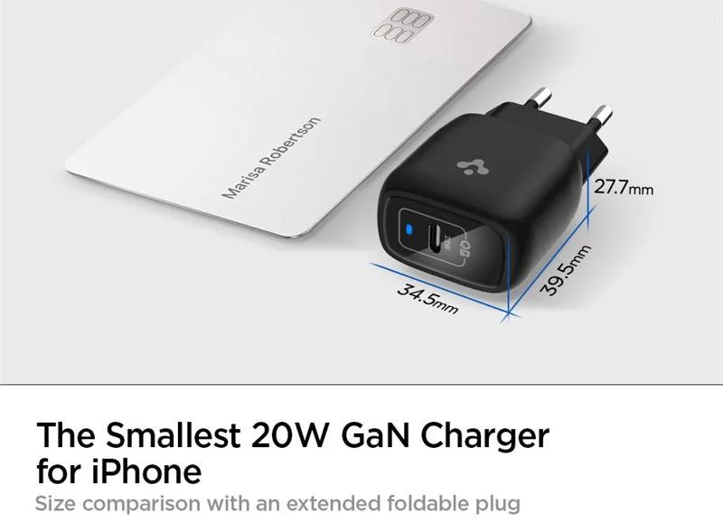 Spigen PowerArc ArcStation USB-C PD 3.0 20W Black