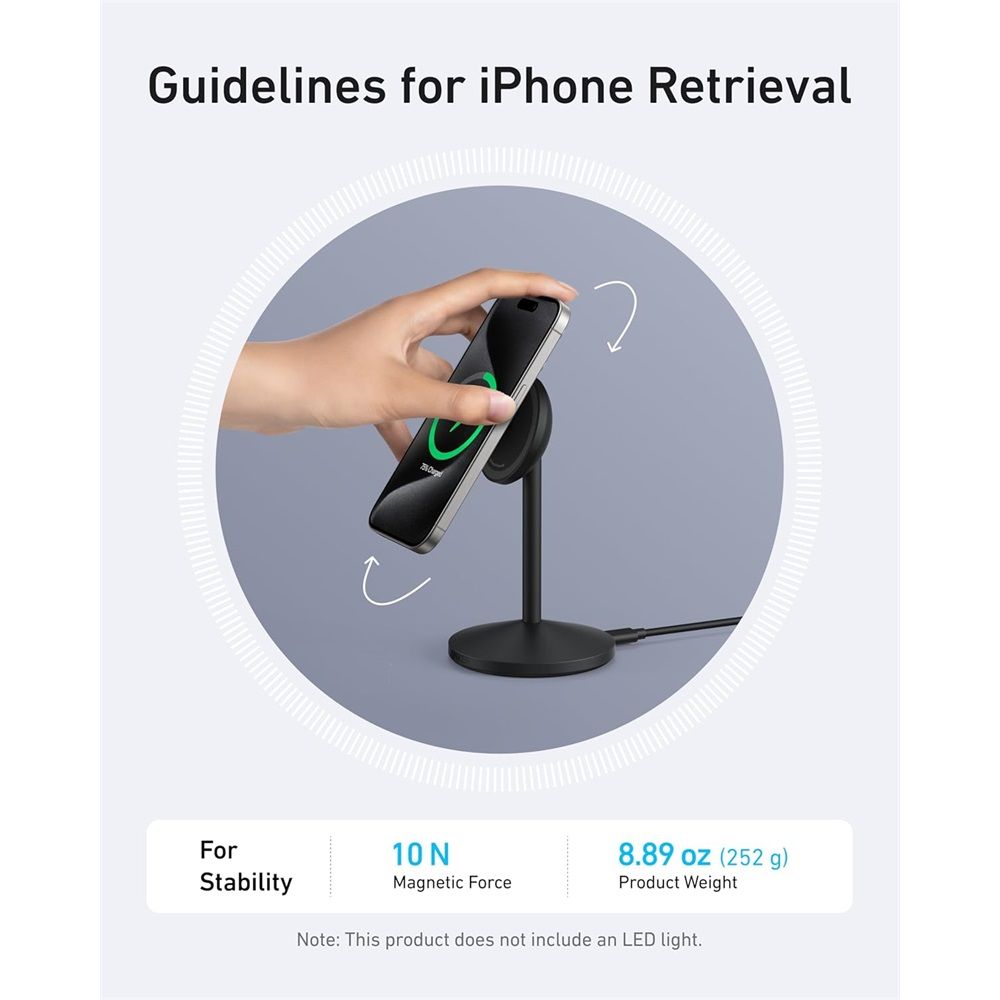 ANKER MagGo Wireless Charger 15W Black