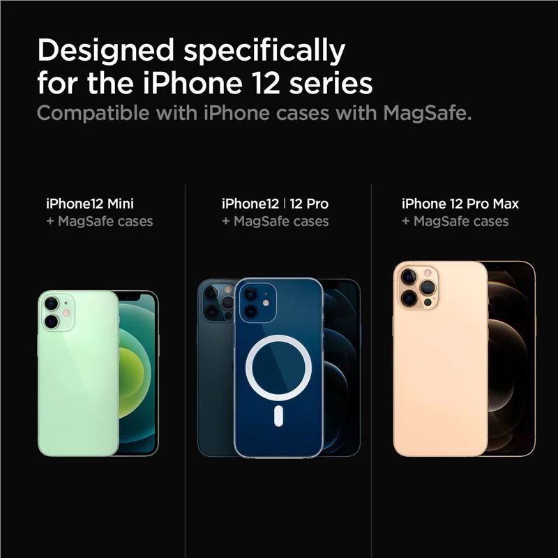 Spigen Power Arc ArcField Magnetic Wireless Charger Fast Charging/7.5W Black