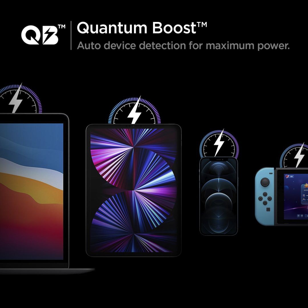 Spigen PowerArc ArcStation Car Charger 2-Port/USB-C PD 3.0 45W/USB-C PD 3.0 20W /Total 65W Black