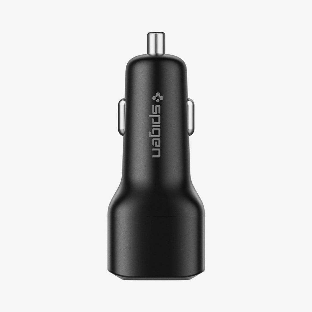 Spigen PowerArc ArcStation Car Charger 2-Port/USB-C PD 3.0 45W/USB-C PD 3.0 20W /Total 65W Black
