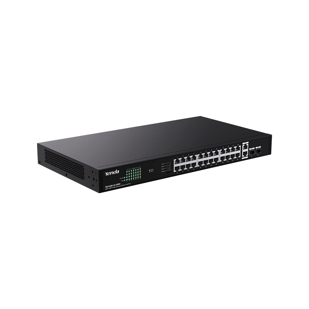 Tenda TEG1128P-24-250W 24-port PoE Switch