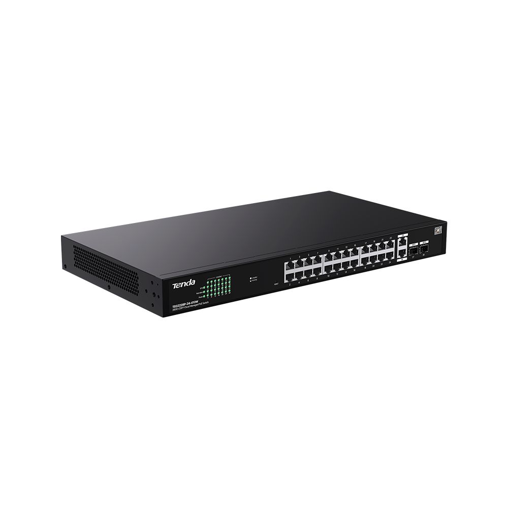 Tenda TEG2228P-24-410W 24-port PoE Switch