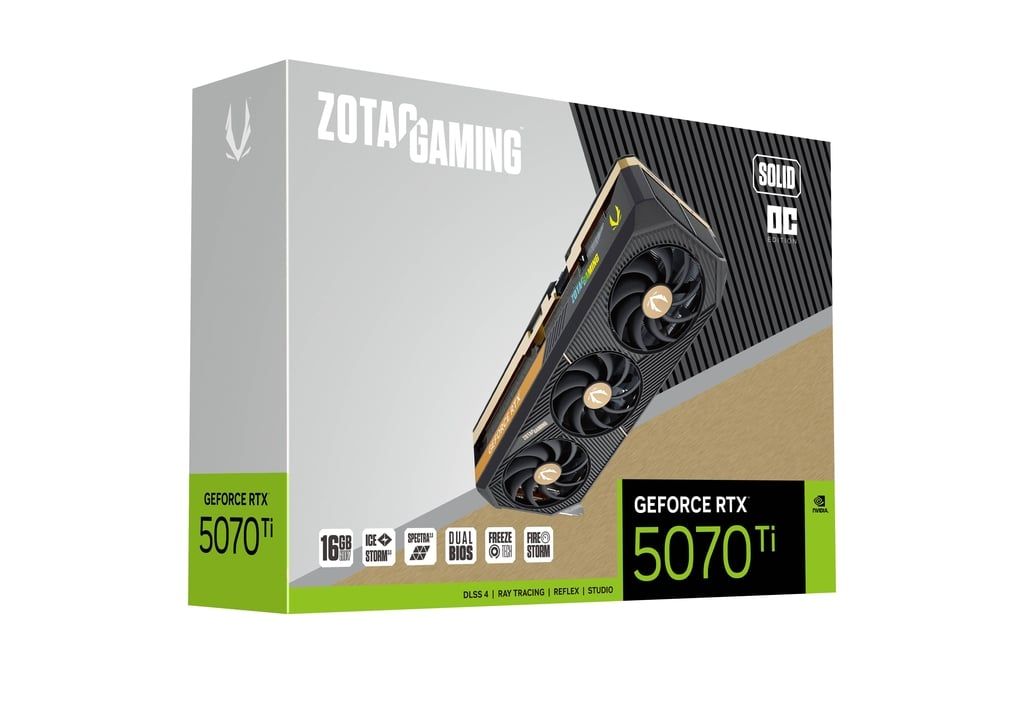 Zotac RTX5070 Ti 16GB GDDR7 Solid OC