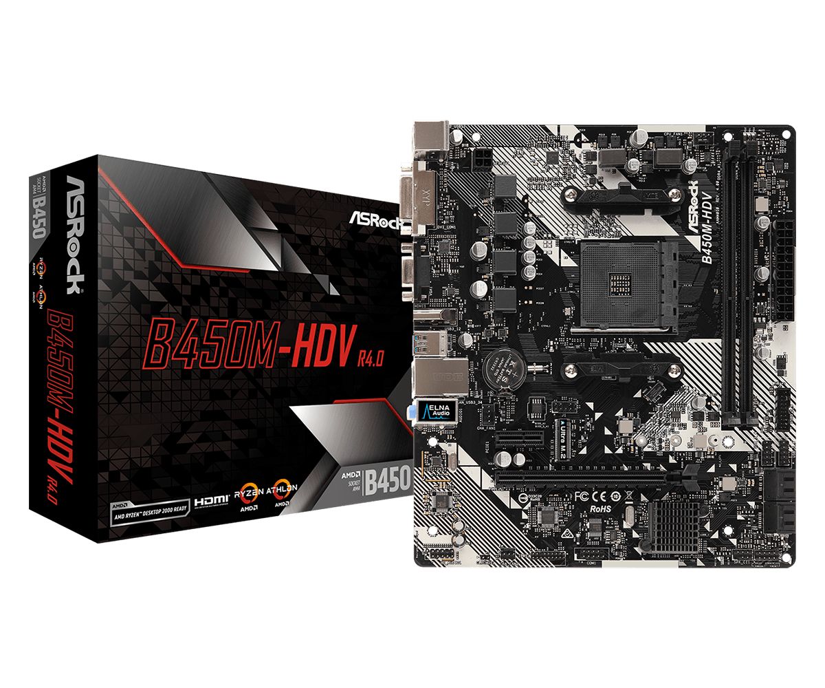 ASROCK B450M HDV R4.0