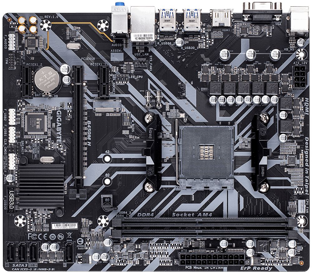 GIGABYTE B450M H