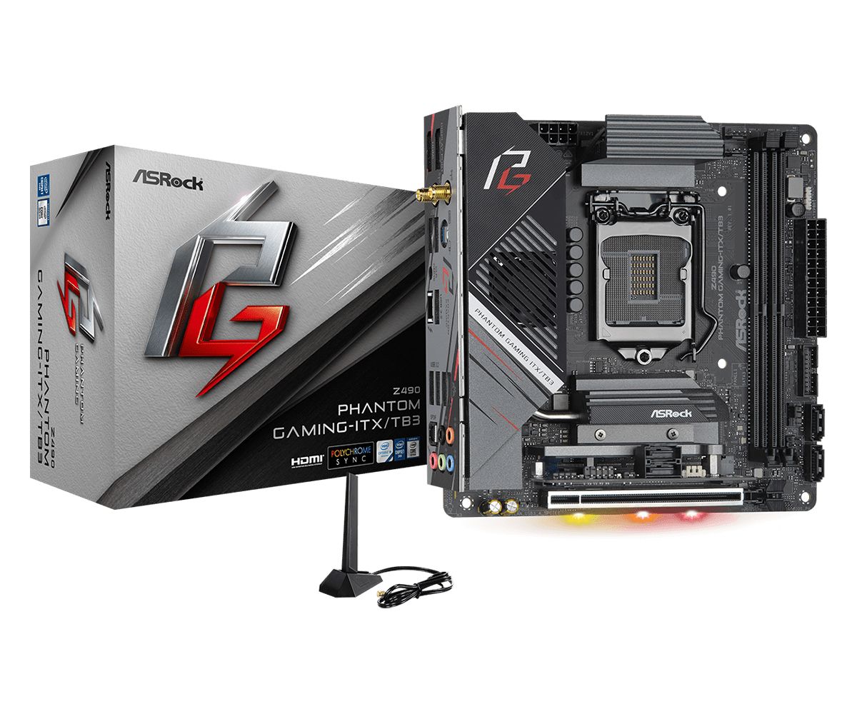 ASROCK Z490 PHANTOM GAMING ITX/TB3