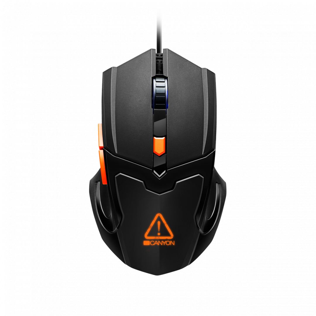 Canyon CND-SGM02RGB Vigil Gaming mouse Black/Orange