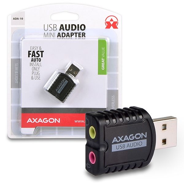 AXAGON ADA-10 2.0 USB Hangkártya