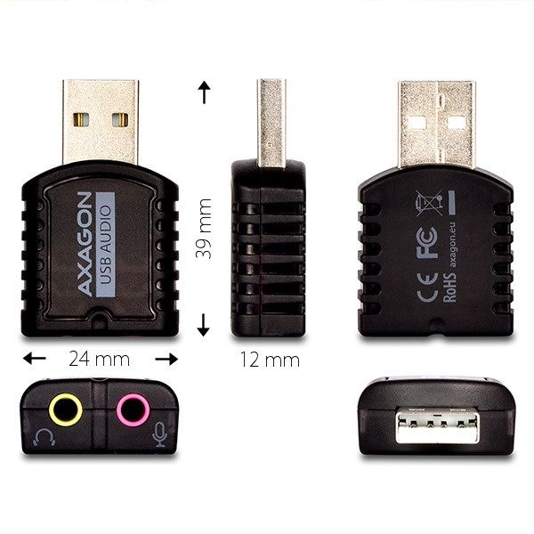 AXAGON ADA-10 2.0 USB Hangkártya